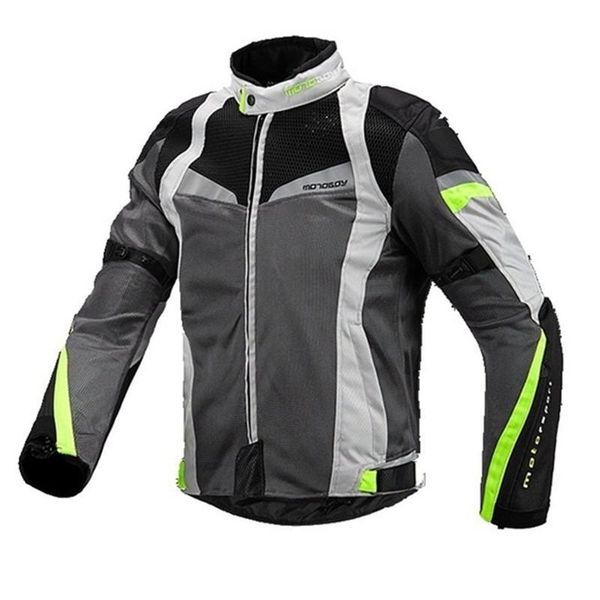 

motocross racing reflective jacket mesh breathable clothes racing suit motorcycle jacket fashion male coat autumn size s-3xl, Black;brown