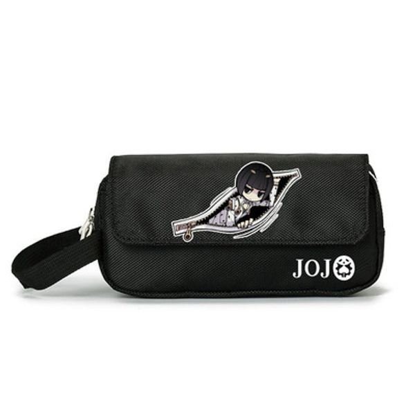 

jojo's bizarre adventure golden wind large capacity stationery storage pencil bag case box canvas travel organizer school