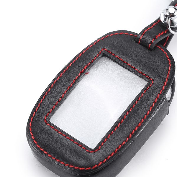 

starline b92 leather car key case for starline b92/b64/b62/b94 twage two way car alarm system lcd remote controller cover