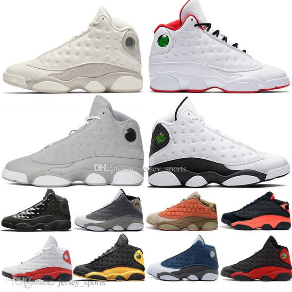 

with box 13 13s cap and gown terracotta blush mens basketball shoes chicago cat black infrared flints bred boys men sports sneakers designer