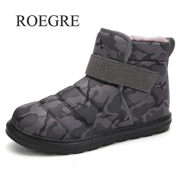 

2019 new couple boot fashion men winter snow boots keep warm boots plush ankle snow work shoes men's 36-47, Black