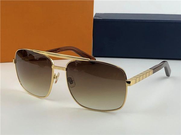 

men designer sunglasses attitude 0259 metal square frame sun glasses uv400 lens outdoor for men glasses with case, White;black