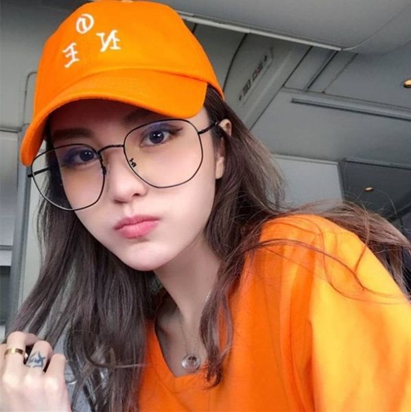 

zhou yangqing glasses frame female square plain face artifact face small metal blue light plain glasses for men and women, Silver