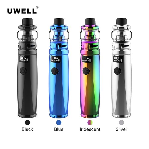 

Uwell Nunchaku 2 Vape Kit 100W Mod работает от батареи 18650/20700/21700 с 5 мл Nunchaku 2 Tank UN2 Meshed Coil 100% аутентичный