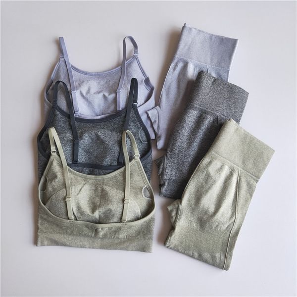 

workout clothes for women sports bra+high waist leggings 2 piece set fitness sport suit gym set seamless yoga clothing sportwear