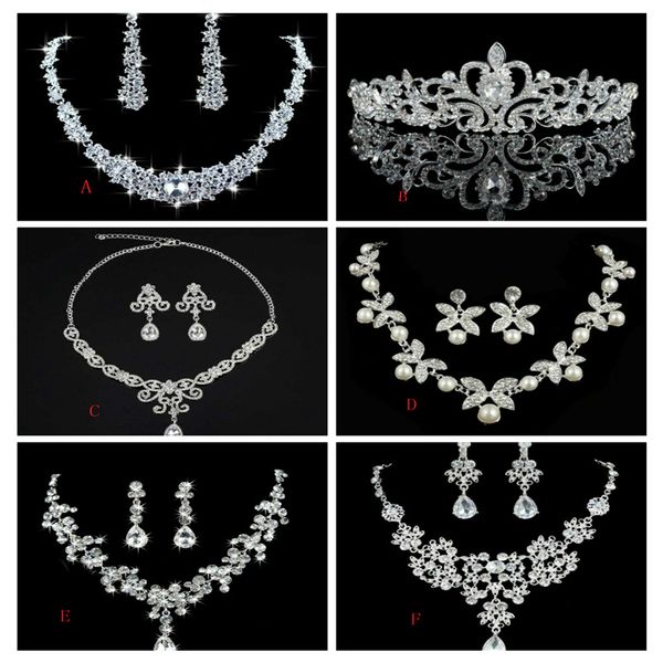 

crystal headbands wedding hair accessories handmade hair decoration pearl rhinestone head wear ornament for bride girls, Slivery;golden