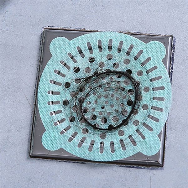 

10pcs floor drain cover plug water filter hair catcher strainer bathroom one-time hair anti-blocking floor drain pool filter @c