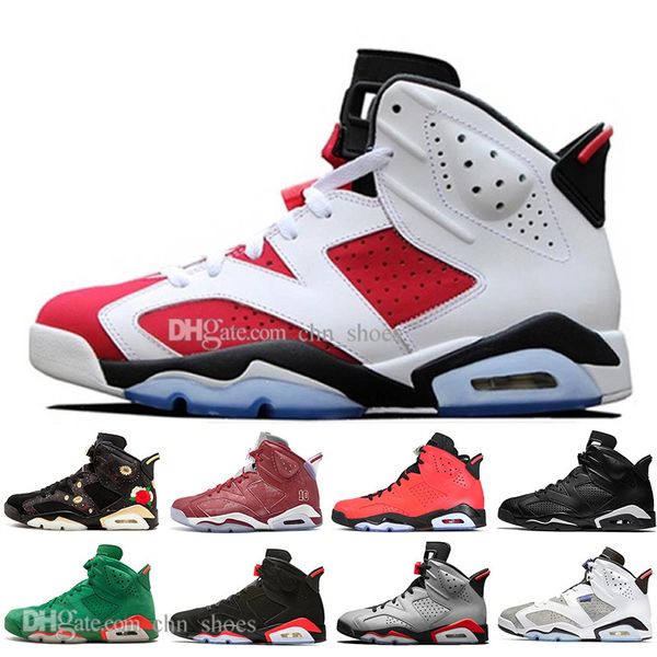 

sale 2019 bred 6 6s mens basketball shoes infrared 23 3m reflective bugs bunny tinker black cat flint men sports sneakers designer trainers