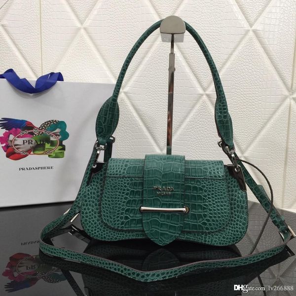 

Calf kin crocodile fa hion high end ladie houlder bag trend bag type brown red black green de igner bag number 1bd168