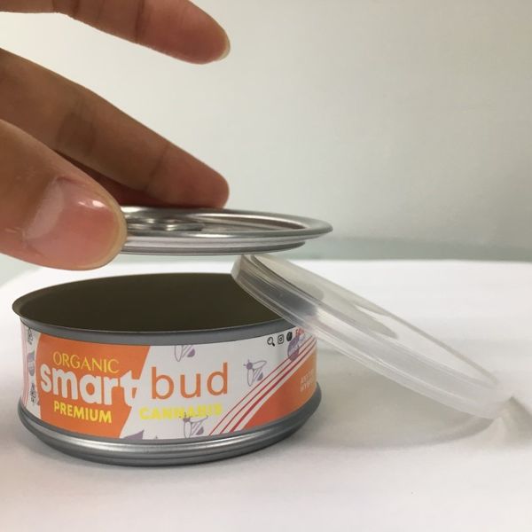 

16 Флейворов машина SmartBud Загерметизировала жестяные банки 3,5 грамма умный бак опарника бутона сухой цветок травы упаковывая с 15 этикетками стикеров флейвора
