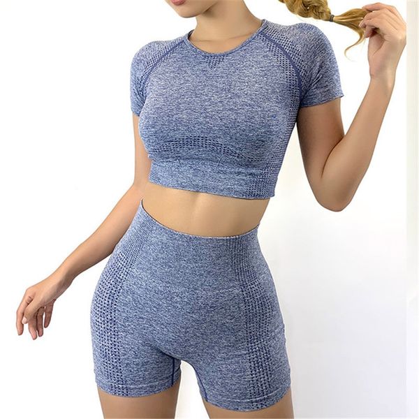 

solid color vital бесшовная йога рубашка фитнесс с коротким рукавом crop top workout верхняя gym одежда спортивная running футболки, White;red