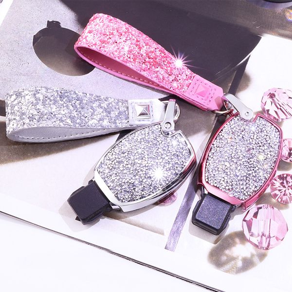 

diamond crystal car key cover case for w251 w176 w204 w203 w210 w211 cls cla gl r slk amg a b c s class accessorie