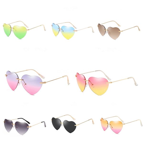 

beautiful beach heart-shaped sunglasee womens heart-shaped sunglasee heart heart-shaped sunglasee mens sunglass heart uv400 protection lens, White;black