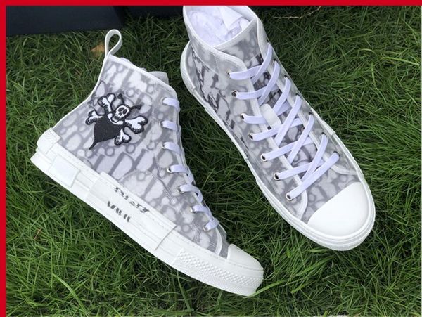 

b23 sneakers high shoes 19ss flowers technical caual shoes mens women shoes womens fashion sneakers9, Black