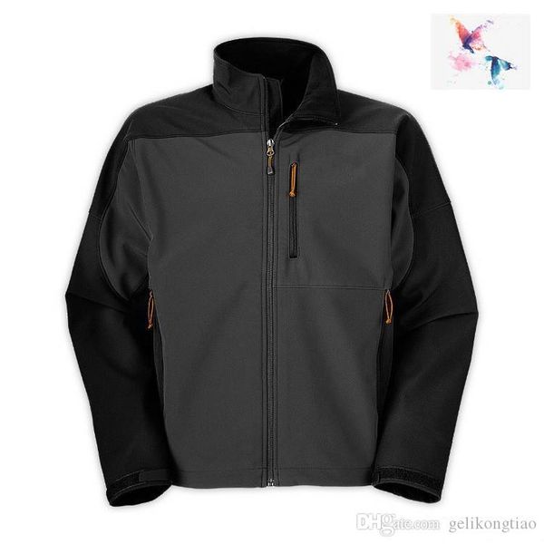 

018 new style winter mens denali apex bionic jackets outdoor casual softshell warm waterproof windproof breathable ski coat rd, Black;brown