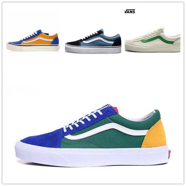 

Fashion shoes Unisex House off Men Women sneakers black white Green for design skate Sports Classic Old skool Causal shoe36-44 D699637460542