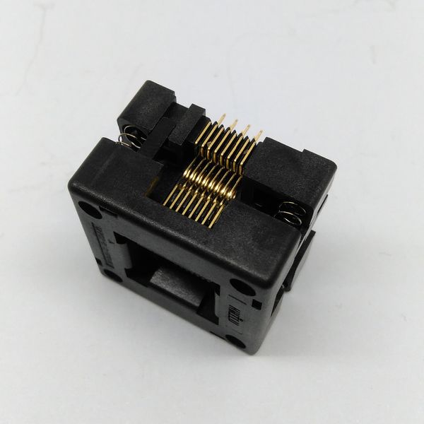 Spedizione gratuita 10 pz QFP32 TQFP32 LQFP32 Burn in Socket IC51-0324-1498 Pin Pitch 0.8mm IC Body Size 7x7mm Test Socket Adapter