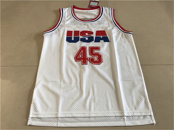 

usa dream team 2016 commemorative edition #45 donald trump basketball jersey, Black
