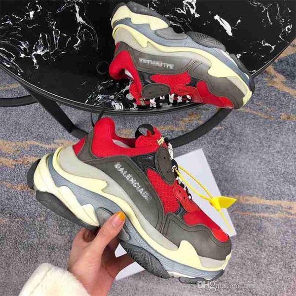

Новые Редкие NO.1Balenciaga Черные И Красные Тройные S Кроссовки Кроссовки