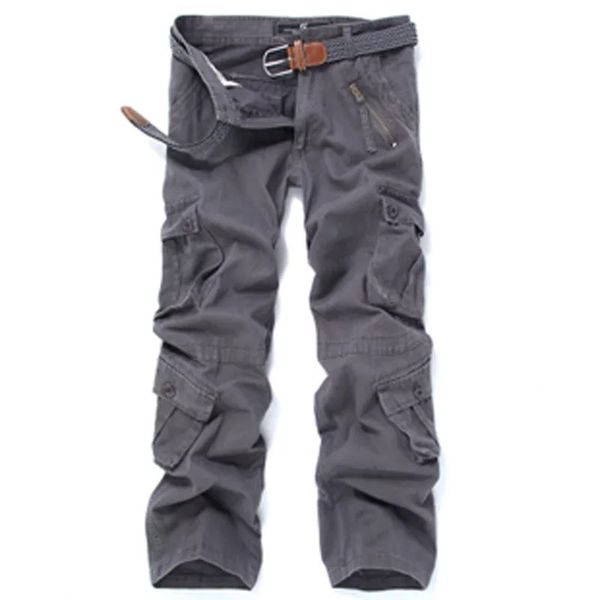 

7 colors jogger pants plus size 44 men pants loose comfortable cargo men, Black