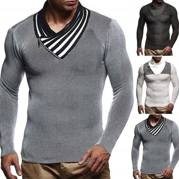 

zogaa sweater coat men autumn fashion solid sweaters casual warm knitting jumper sweater male coats plus size 3xl, White;black