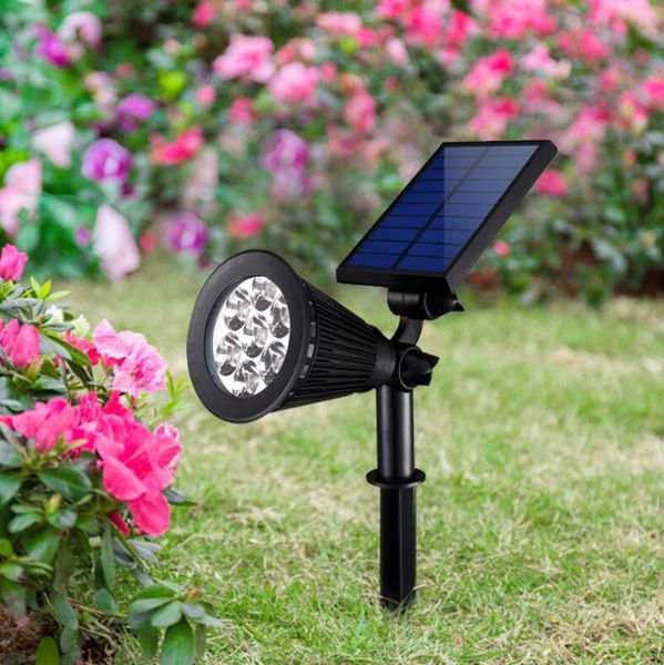 

solar lawn light 7led outdoor waterproof light control garden lighting courtyard landscape light 2pcs