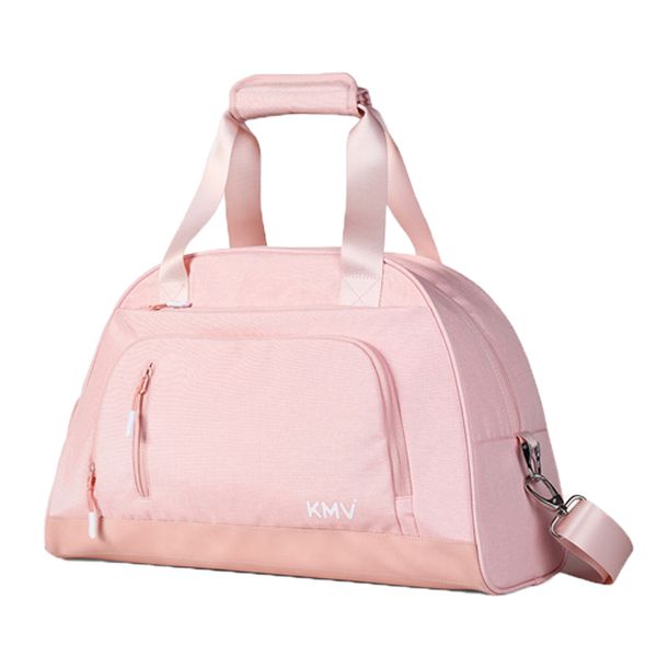 

gym duffle bag with shoe compartment for women swim sports travel weekender bag carry-on tote duffel in trolley handle