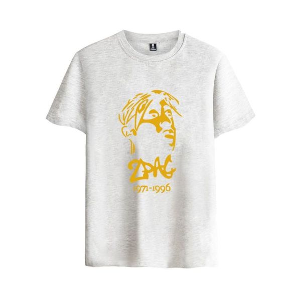 

rapper 2pac t-shirts men/women fashion sport round neck hip hop t-shirt casual loose tee shirts short sleeve tshirtts01, White;black