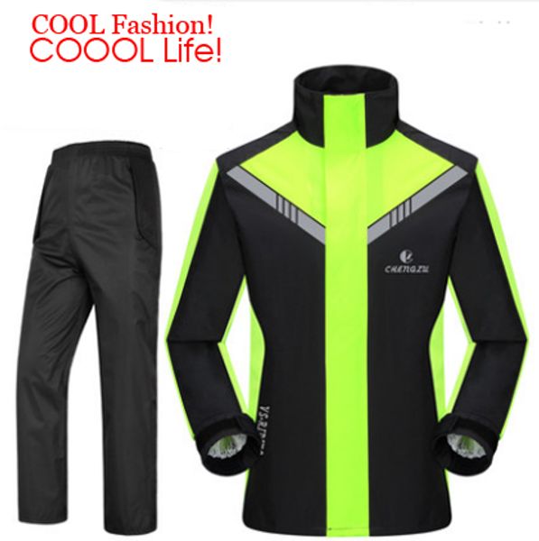 

fashion super waterproof rain suit motorcycle hooded raincoat para moto impermeable motociclista rain coat motocicleta jaquetas