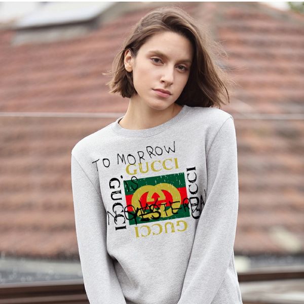

women's hoodie pullover fashion casual luxury s hip hop woman long sleeve sweatshirt hip hop designer s sweater gucci s, Black