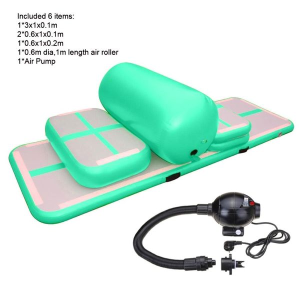 

a set inflatable air track gymnastics training set cheerleading air track tumbling air tumble track