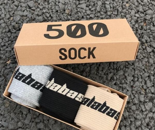 

сезон 6 калабасаса носки скейтборда мужская мода буквенные печатные носки спортивные носки sockings hip hop, Black