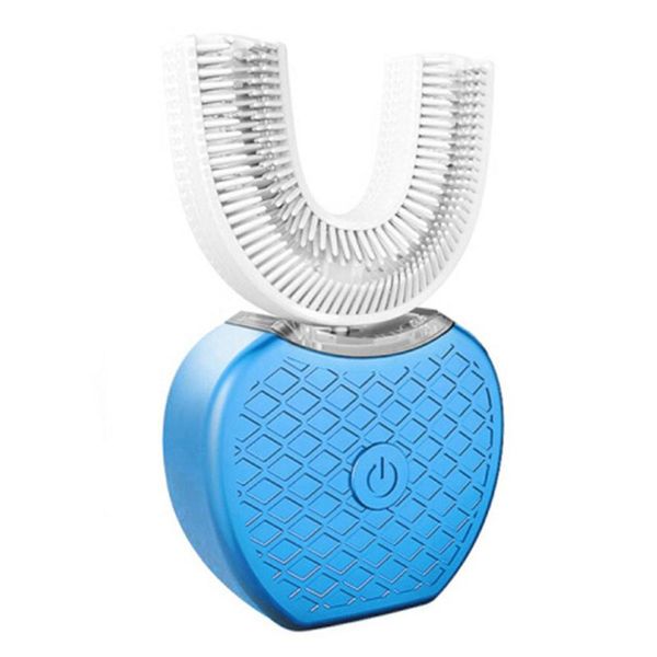 

360 degree wireless usb charging lazy automatic sonic silicone electric toothbrush teeth whitening cleaning brush oral care tool