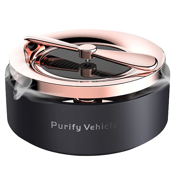 

new car solar drive fan air purifier diffuser