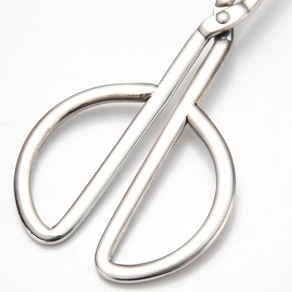 

new kitchen cooking salad serving tools bbq tongs stainless steel food bread clip utensil