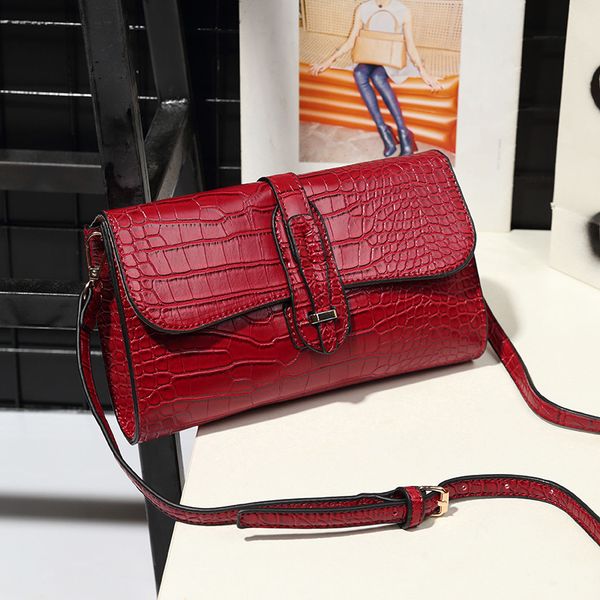 

2020 новый одно плечо женские сумки из крокодиловой печати stiletto сумка кошельки и сумки