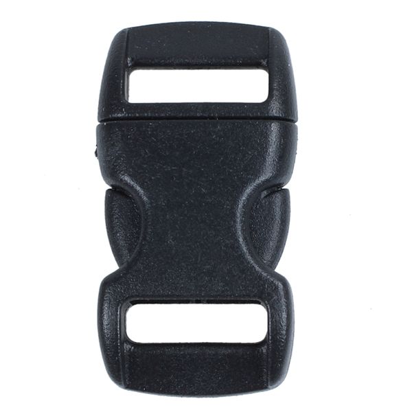 

12x schnallen gebogen 10mm steckverschluss klickverschluss, Black