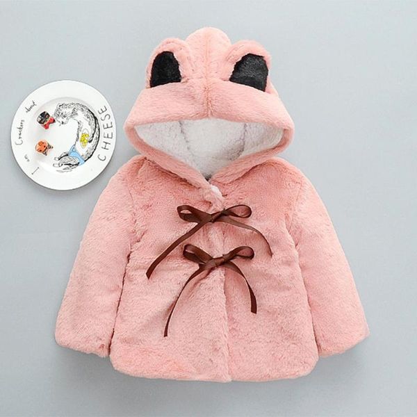 

children cartoon bear hoodies kid girl winter long sleeve hooded drawstring belt loose comfortable fleece cardigan outfit coat, Blue;gray