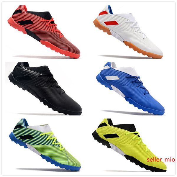 

new nemezizi 19.3 tf soccer boots men black white green blue red yellow designer football shoes size 39-45