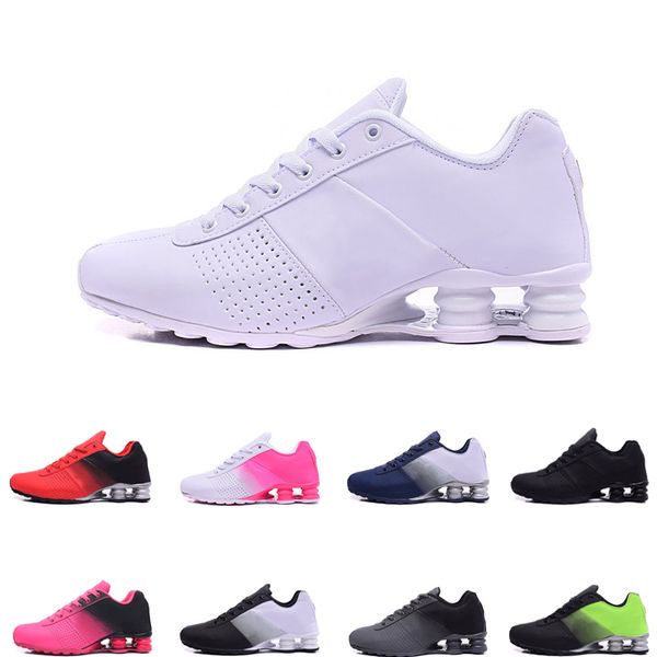 

High Quality Shox Deliver 809 Men Running Shoes triple white Fashion Women Mens DELIVER Athletic Trainers Sports Sneakers 36-46