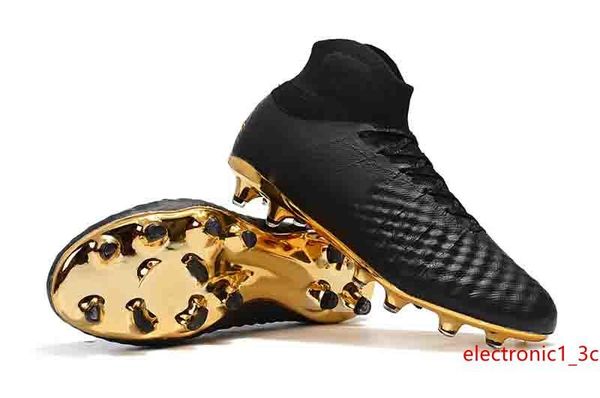 

black colors soccer cleats magista obra ii fg football boots ankle high new soccer boots outdoor soccer shoes