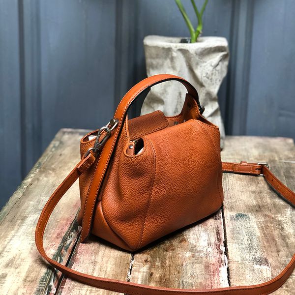 

сумка wild повседневный плечо новый продукт ins ретро литературные стиль кожа handmade женские сумка женская свободная перевозка груза