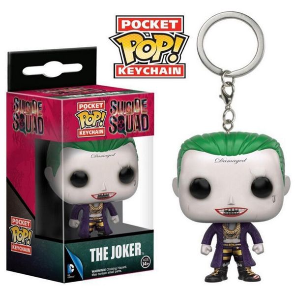 

funko pop pocket dc suicide squad keychain the joker action figure toys