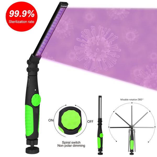 

the new portable led sterilization lamp uv disinfection lamp is used in the uvc disinfection equipment of personal care office
