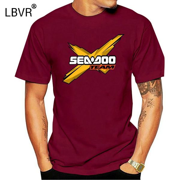 

новый seadoo bombardier мужские футболки женщин тенниску, White;black