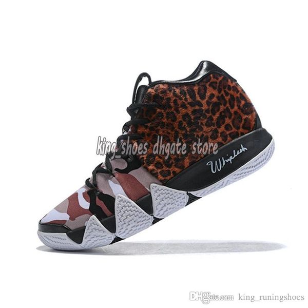 

4 kyrie iv lucky charm 3 men ba ketball hoe 4 halloween leopard camo green trainer irving 2 drew league champion effect bhm neaker