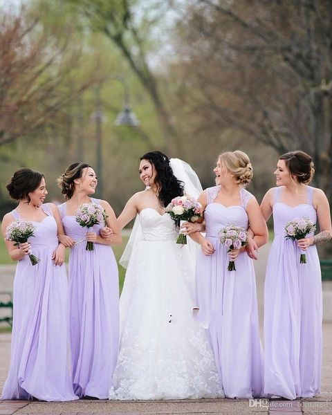 

элегантное скромное платье для подружки невесты спагетти милая a line maid of honor платье без рукавов длина пола кружева вечернее платье бо, White;pink