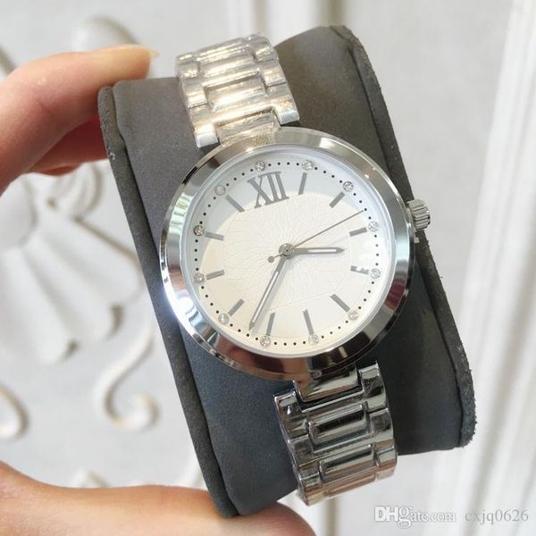 

nice famous new dress watches women casual designer wristwatch ladies fashion luxury quartz watch table clock reloj mujer orologio, Slivery;brown