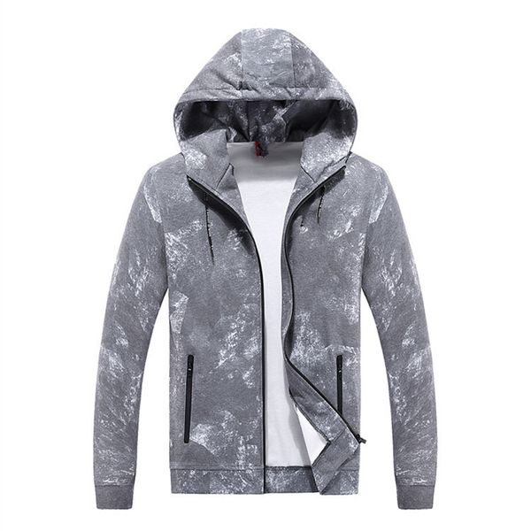 

2019 fashion active designer mens casual hoodies with zipper brand long sleeve keep warm sweatshirts with size -4xl qsl19892, Black