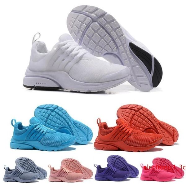 

new luxury designer sneakers presto 5 br qs breathe black white yellow red mens trainers women men shoe casual running shoes